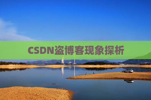 CSDN盗博客现象探析 CSDN盗博客现象探析